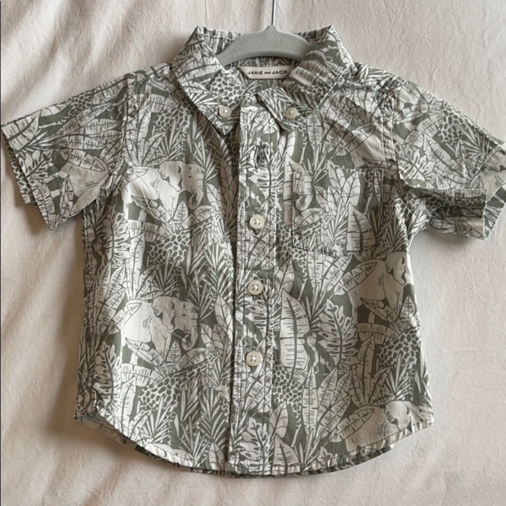 Janie and jack button up shirt